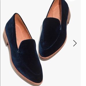Madewell - the frances loafer in velvet